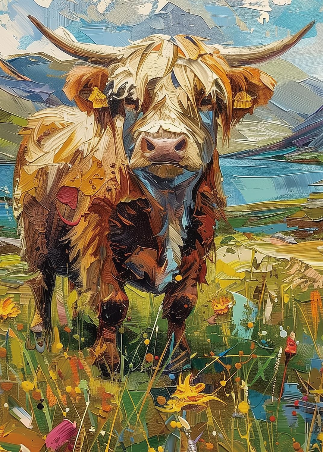 INNOHUB Diamond Painting Kits for Adults & Beginners Cow Dia deal at Amazon