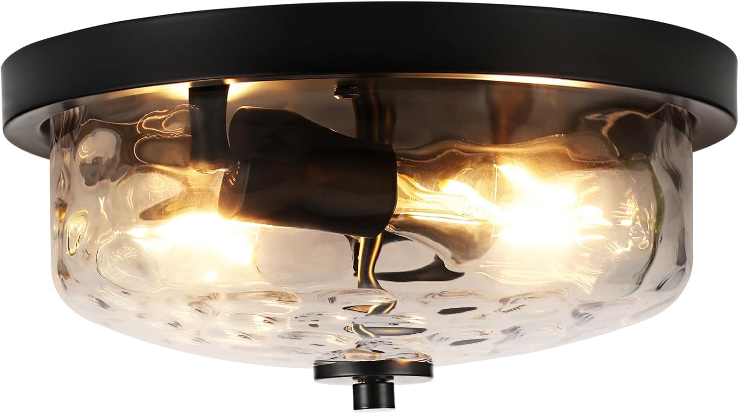 foucasal Black Flush Mount Ceiling Light, Farmhouse Hallway  deal at Amazon