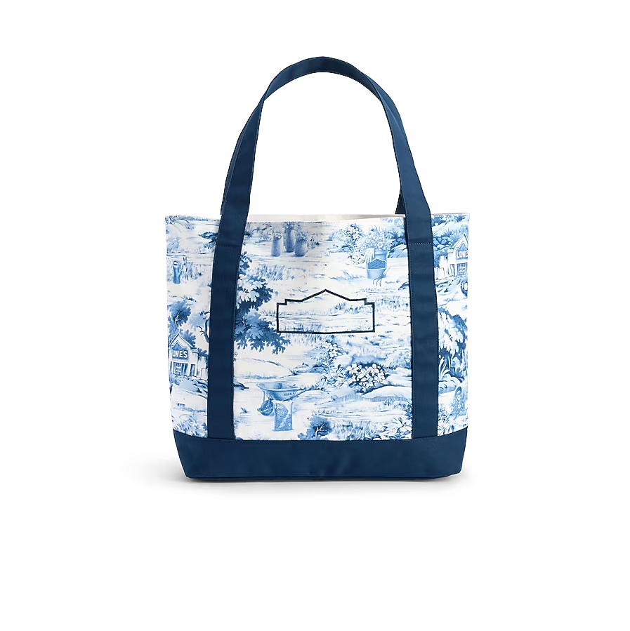 Blue Toile Canvas Tote Bag Deal at Lowe’s: $19.99