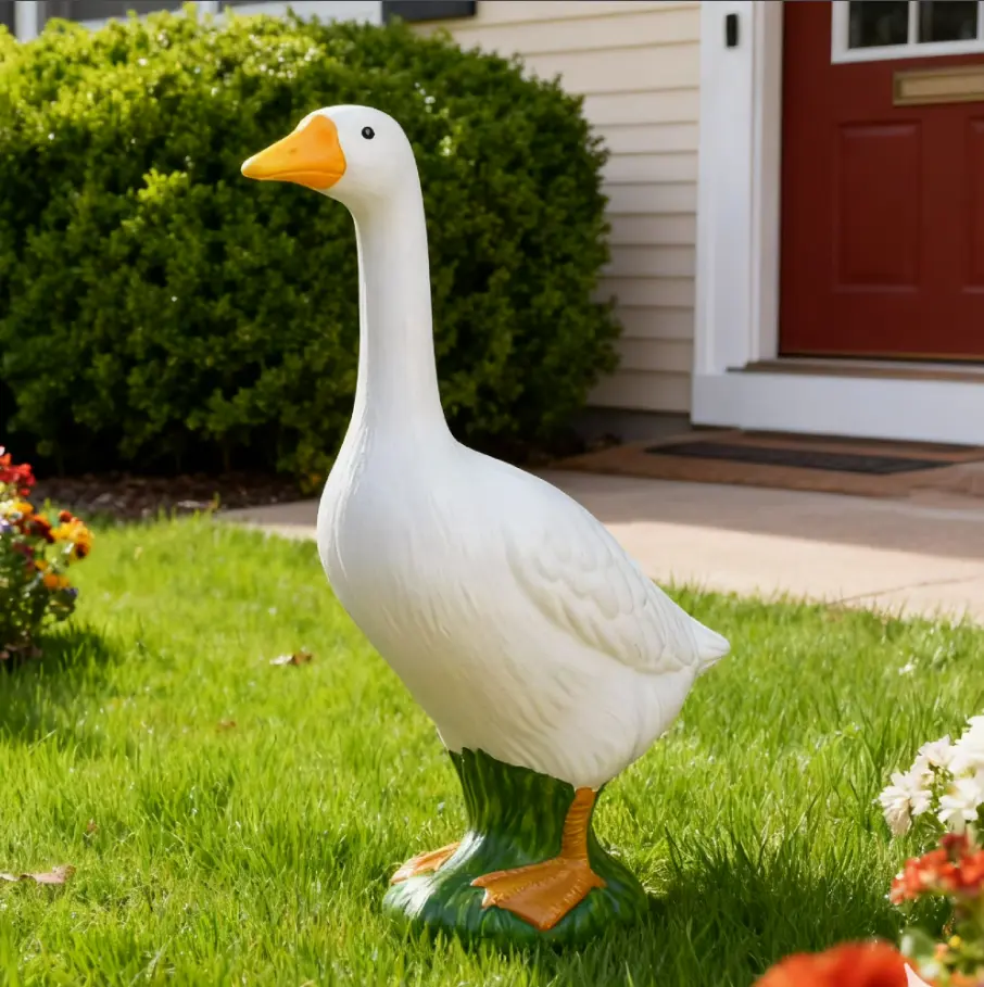 Weather-Resistant Resin Porch Goose Garden Statue Deal at Walmart
