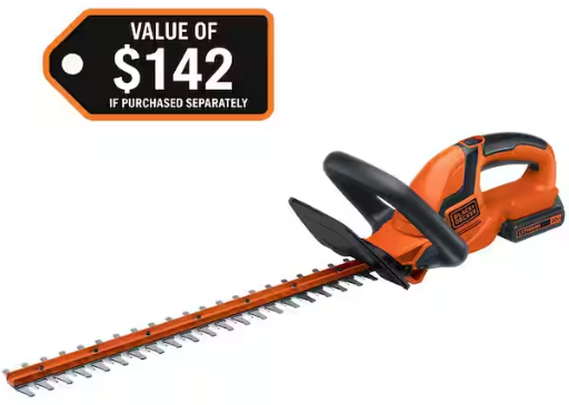 Home Depot Patio & Garden Pick: Black+Decker 20V MAX Cordles deal at Home Depot