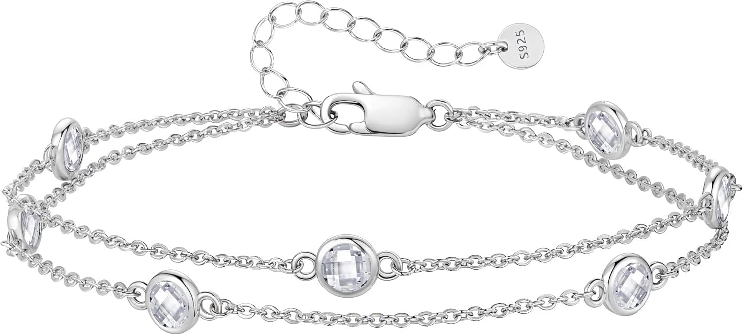 LOUISA SECRET Birthstone Bracelets for Women, 925 Sterling S deal at Amazon