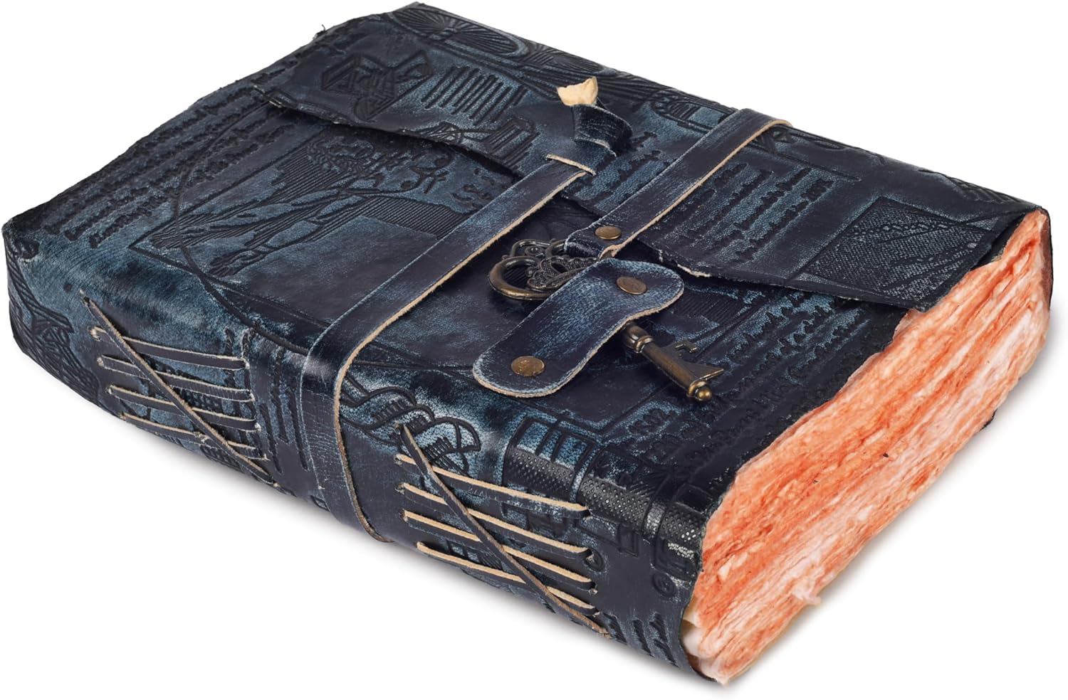 LEATHER VILLAGE Genuine Leather Handmade Journal for Men & W deal at Amazon