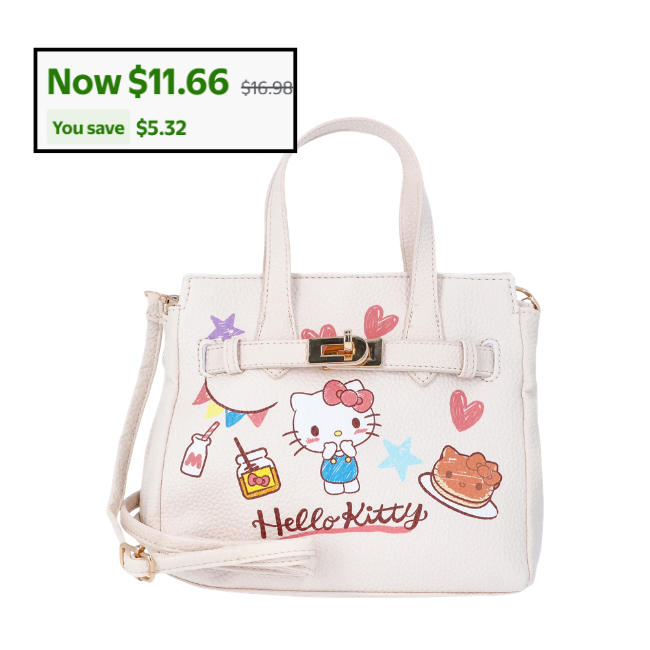 Hello Kitty Girls’ Mini Satchel Crossbody Bag for only $11.66 at Walmart