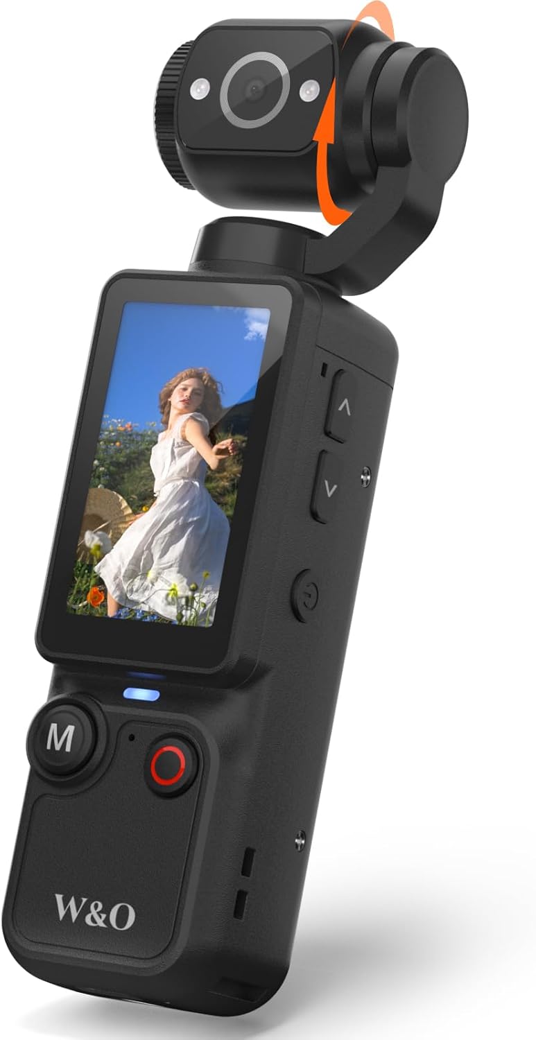 $30.xx W & O Vlogging Camera with 180° Rotating Lens and 32G deal at Amazon
