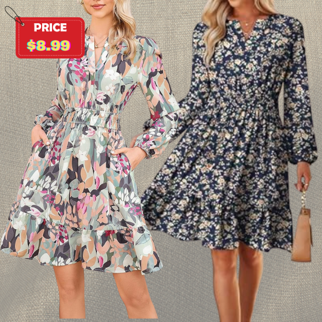 Long Sleeve Mini Dress