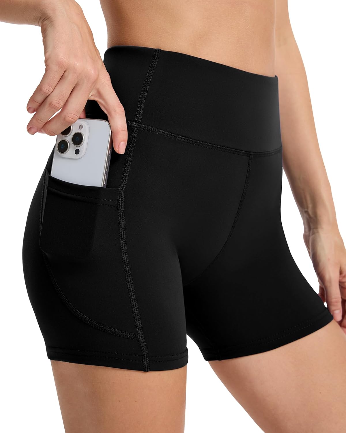 JCFSYXGS Workout Yoga Biker Shorts for Women with Pockets,So deal at Amazon