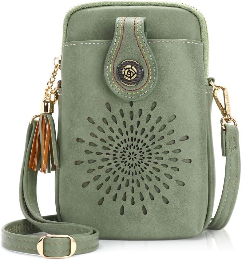 APHISON Small Crossbody Bags for Women, Lightweight Vegan Leather