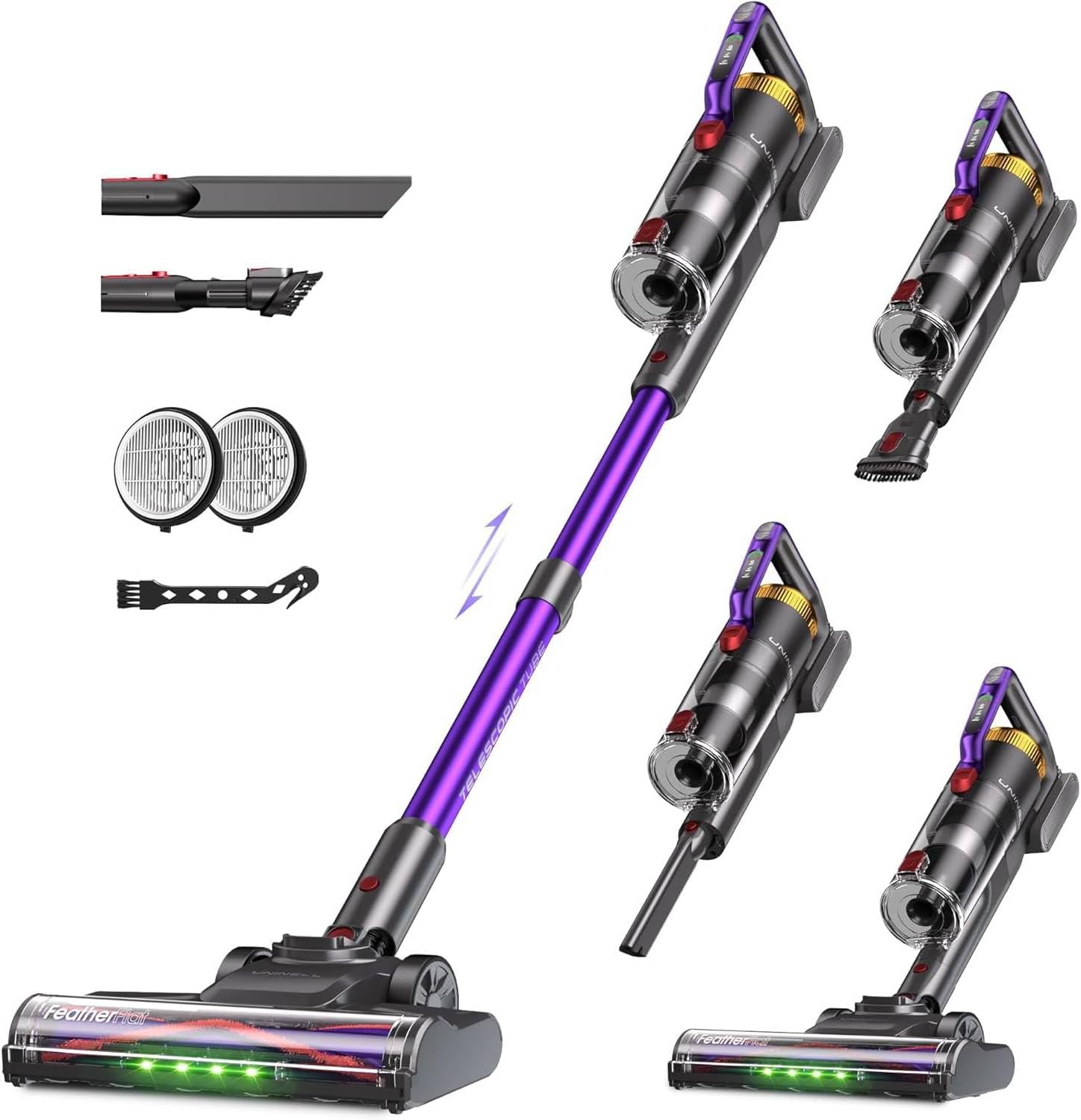 UNINELL HOME UV2 Cordless Vacuum Cleaner, 48000Pa/550W Vacuu deal at Amazon