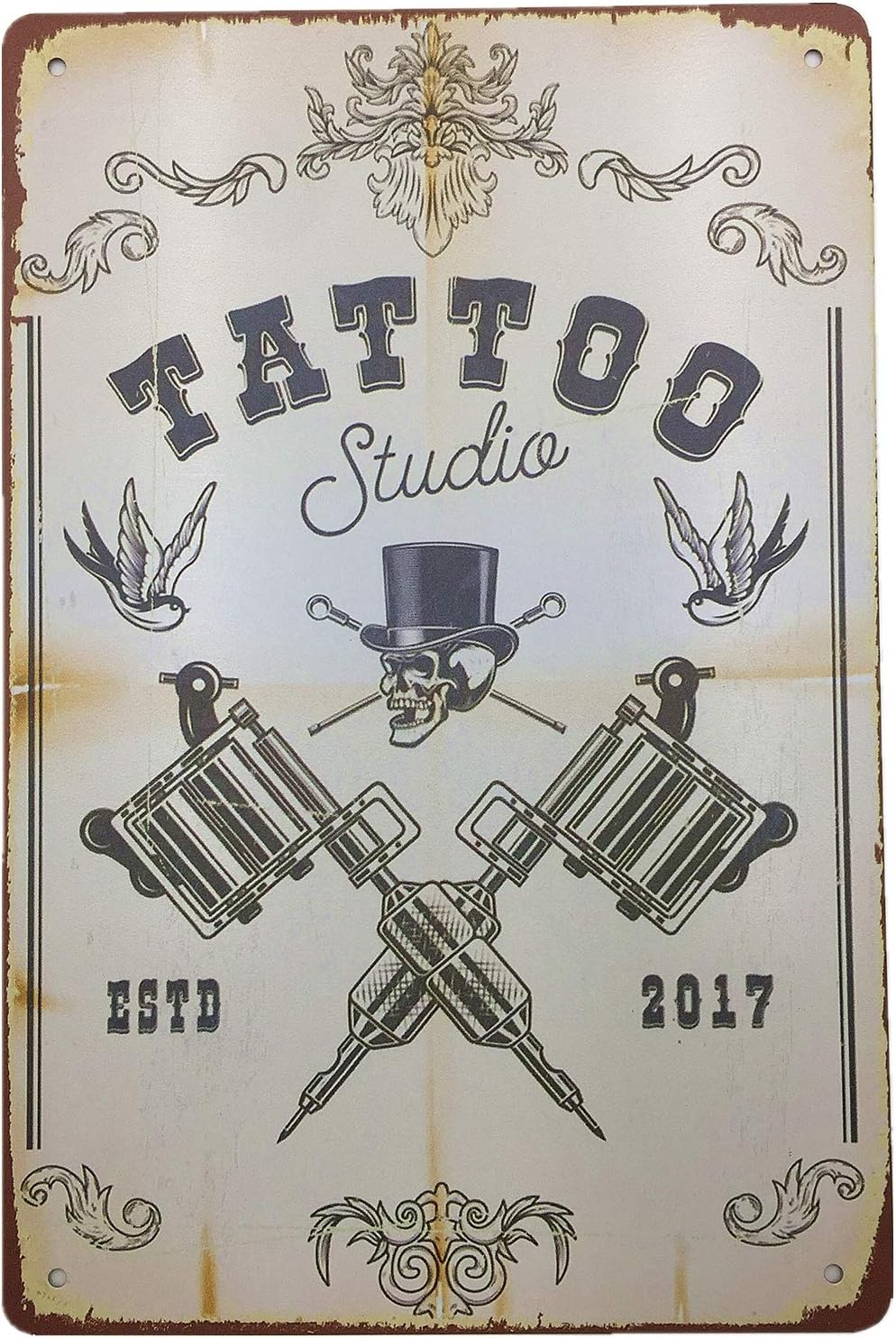 AIQIBAO Metal Vintage Tin Sign Decor-Wanted for Garage Bar Pub Sh