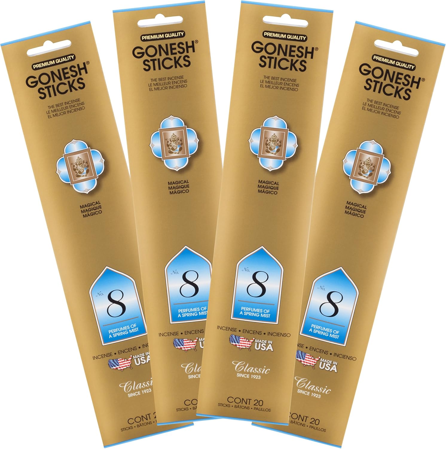 Gonesh Classic #8 Incense - 4 Pack deal at Amazon