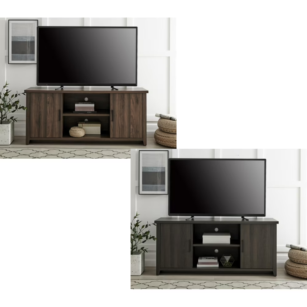 Mainstays TV Stand for TVs up to 65″ for ONLY $74.00 at Walmart