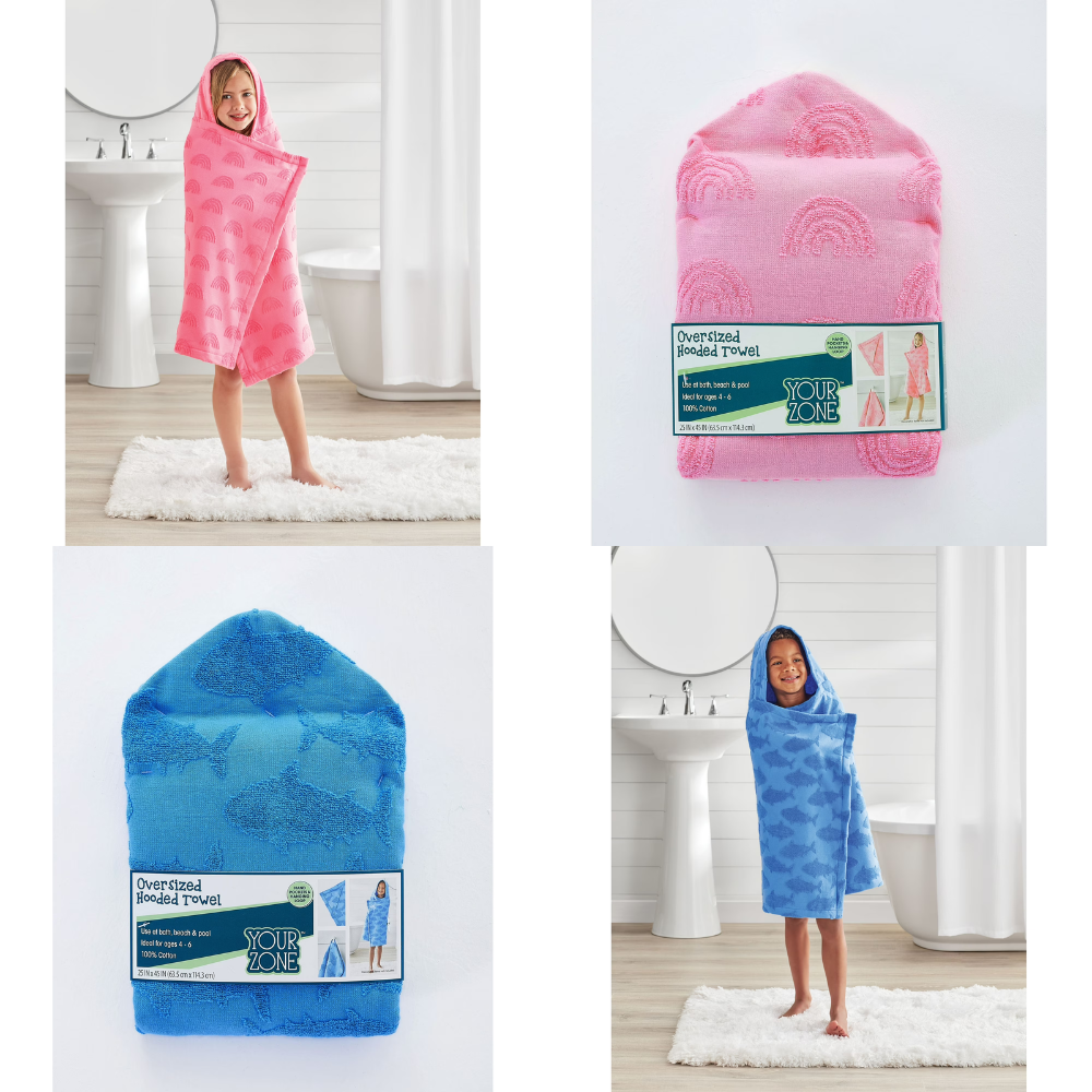 Cotton Hooded Towel with Hand Pockets for ONLY $9.50 at Walmart