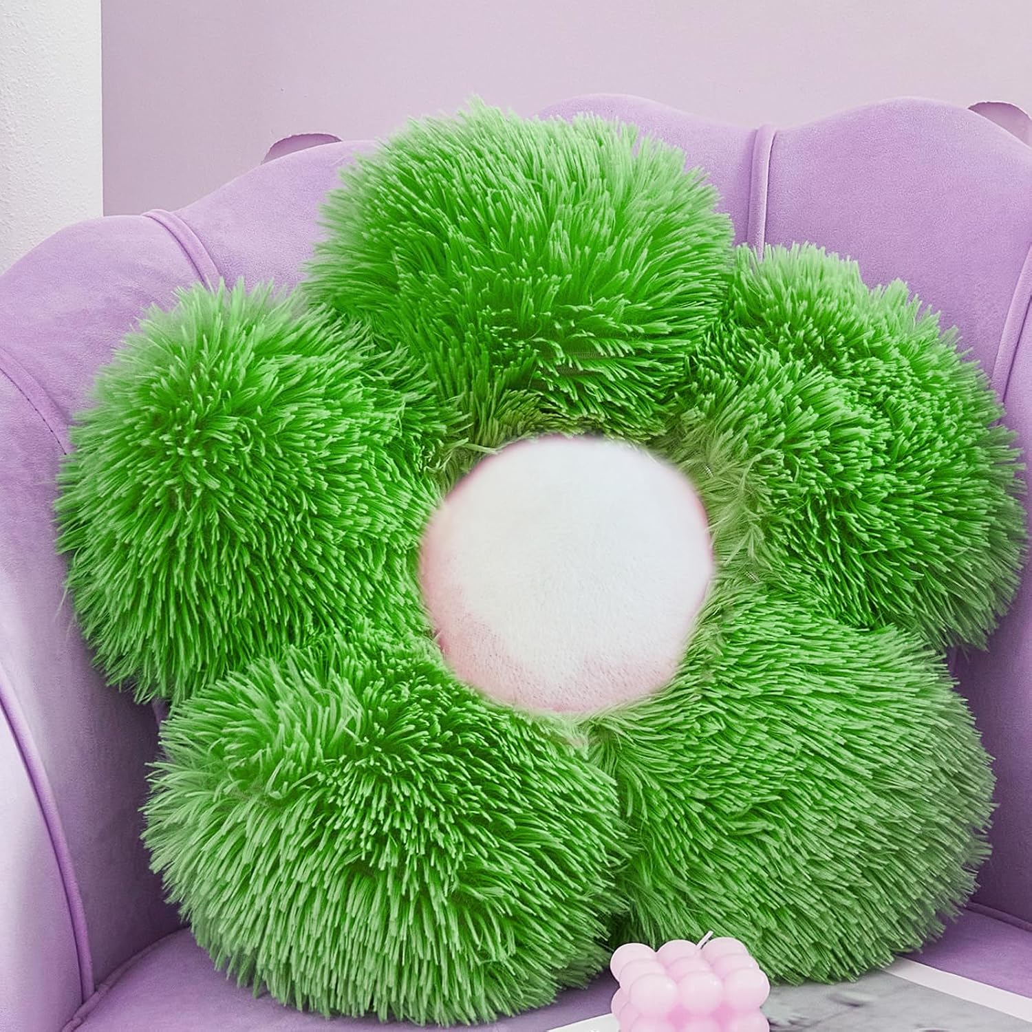 MorroMorn Flower Pillow Shaped Throw Pillows, 20″ Floor Pillow Bu