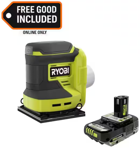 Home Depot Daily Pick: Ryobi ONE+ 18V Cordless 1/4 Sheet Sander w