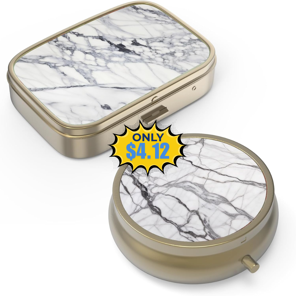 Pill Box with Mirror (2PCS)