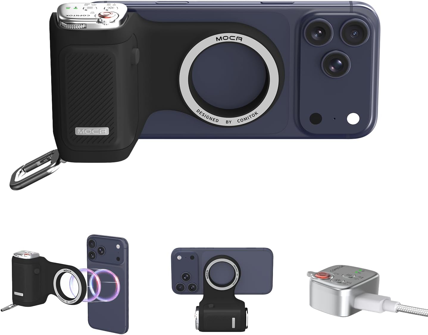 COMITOK Magnetic Camera Grip for iPhone 17 Pro, No App Neede deal at Amazon