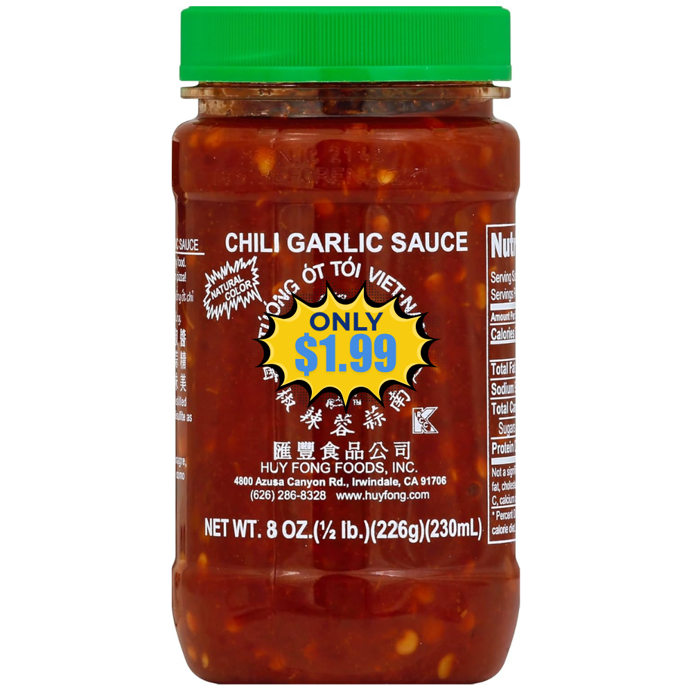 Huy Fong Chili Garlic Sauce, 8 oz