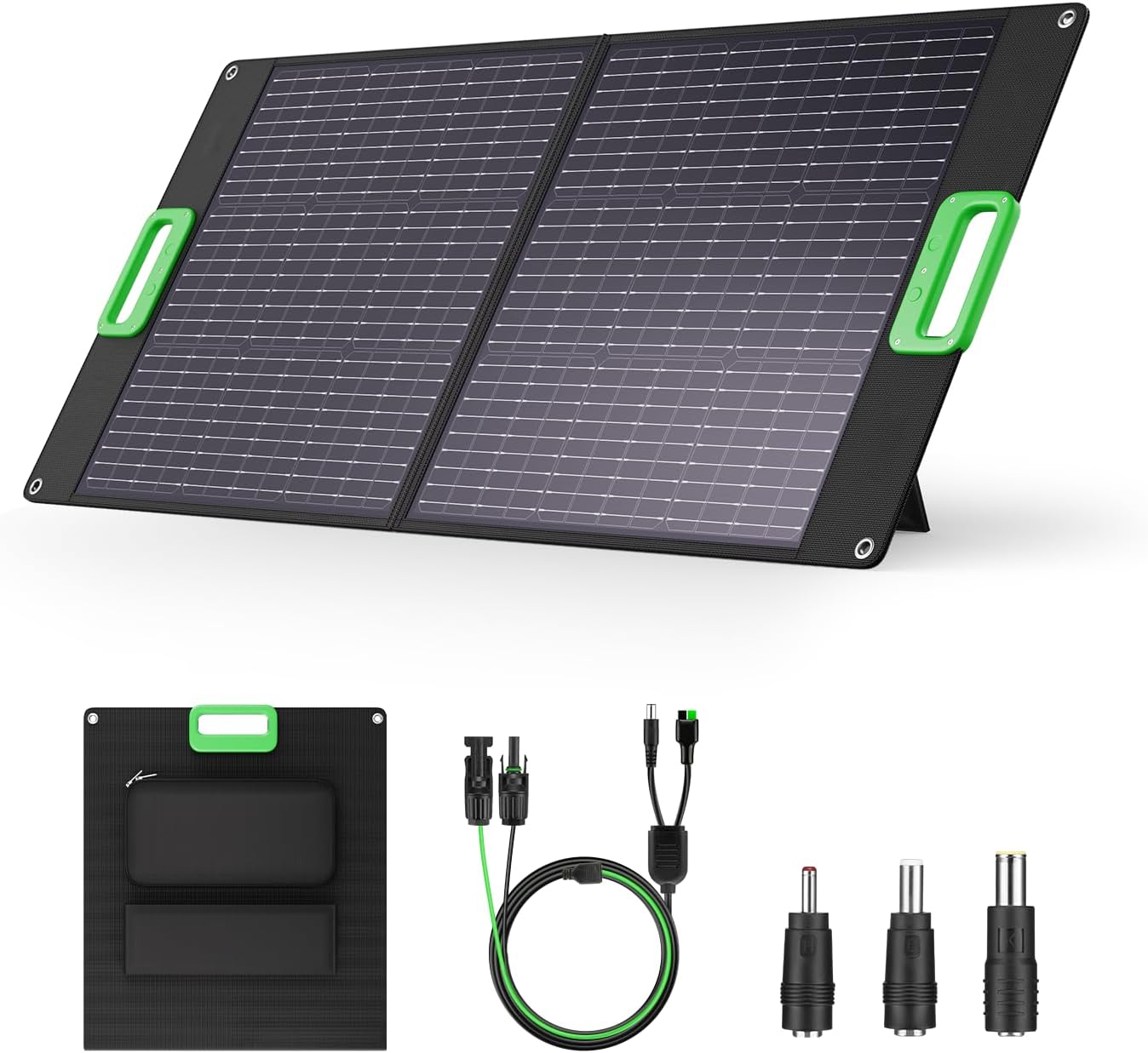100W Portable Solar Panel for Power Station, 23.5% High Efficienc