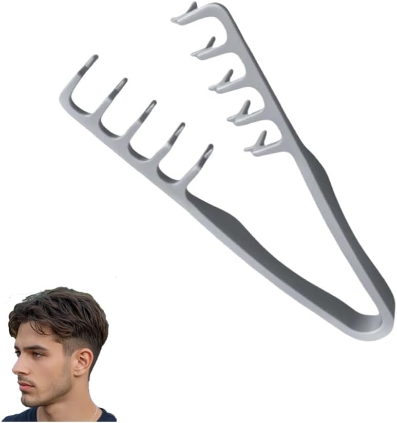 Texture Comb, 2025 Upgrade Voluminous Wide-Toothed Hair Comb, Men