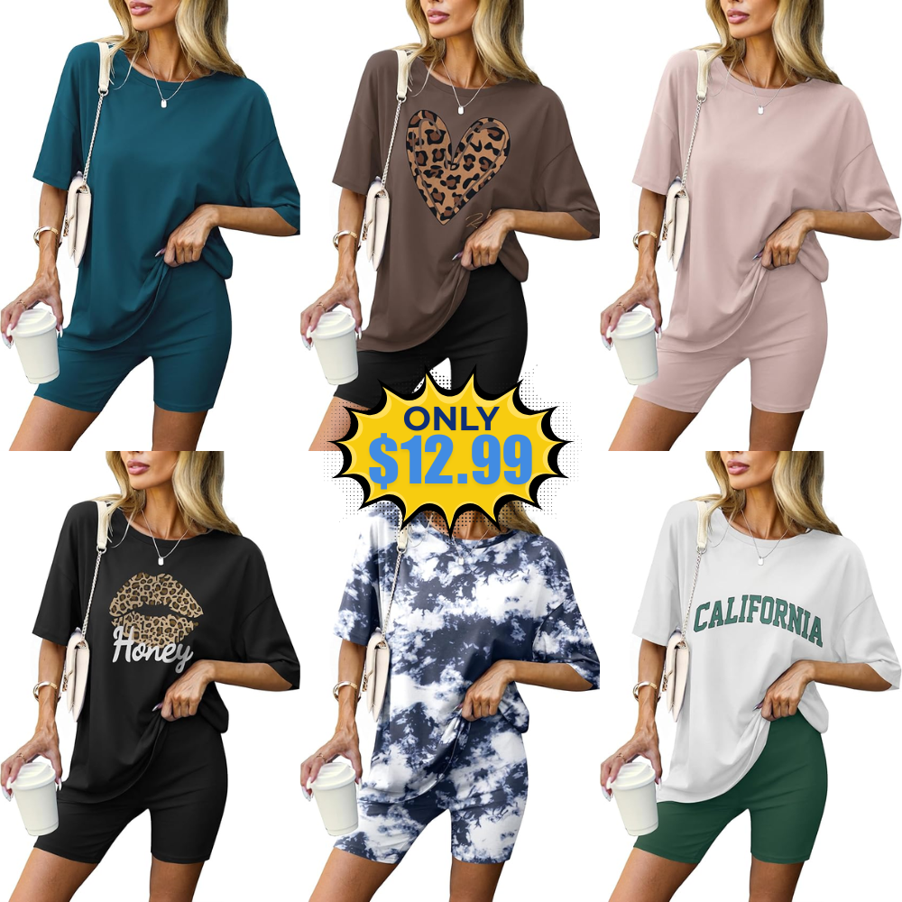 Ekouaer Women 2 Piece Lounge Sets