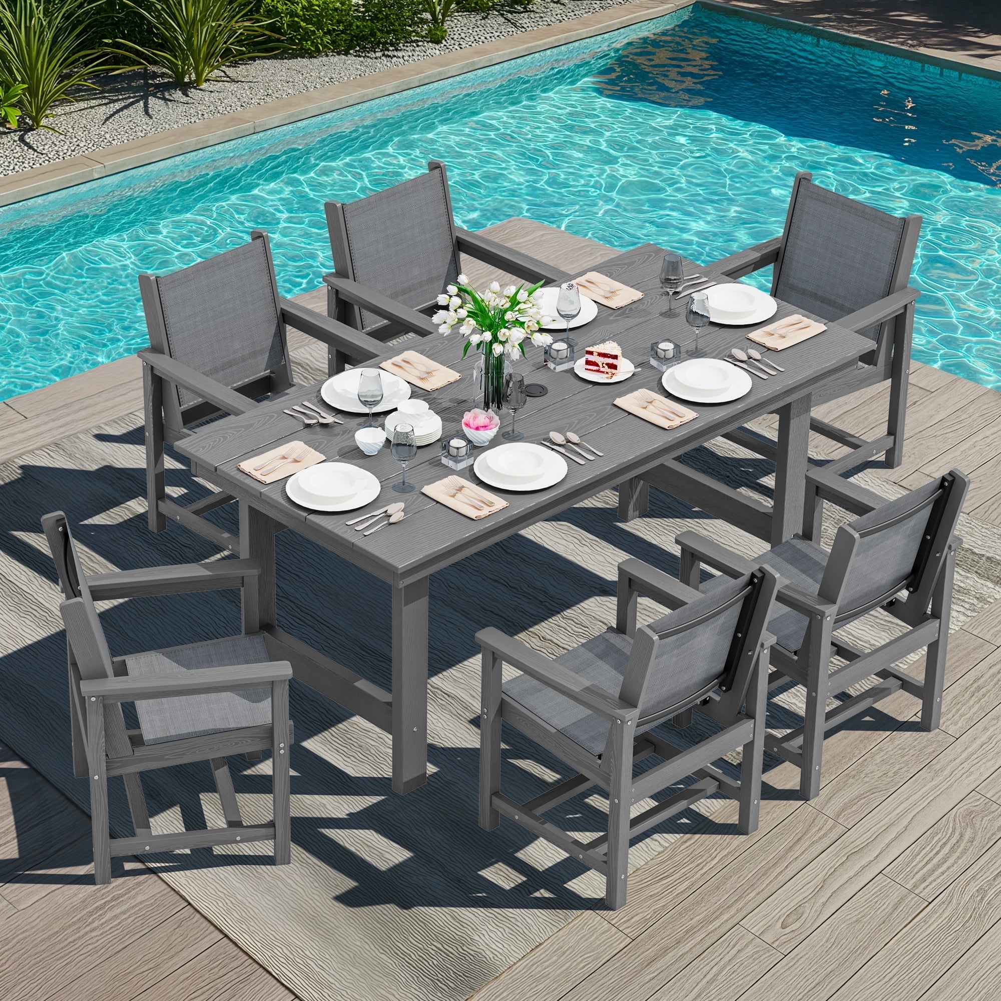 Walmart Patio & Garden Pick: Serwall 7-Piece Patio Dining Set w/
