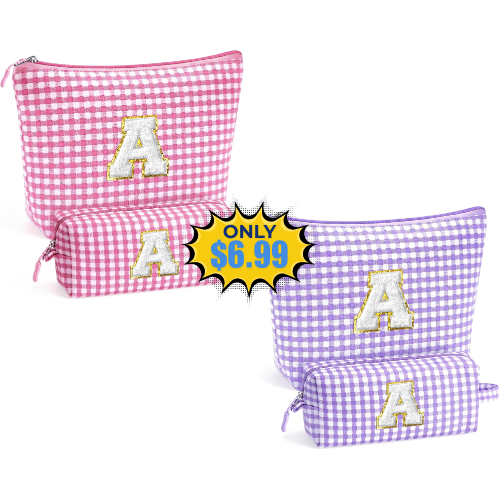 YOOLIFE Girl Initial Makeup Bag Promo: Save with RSZAC6FU