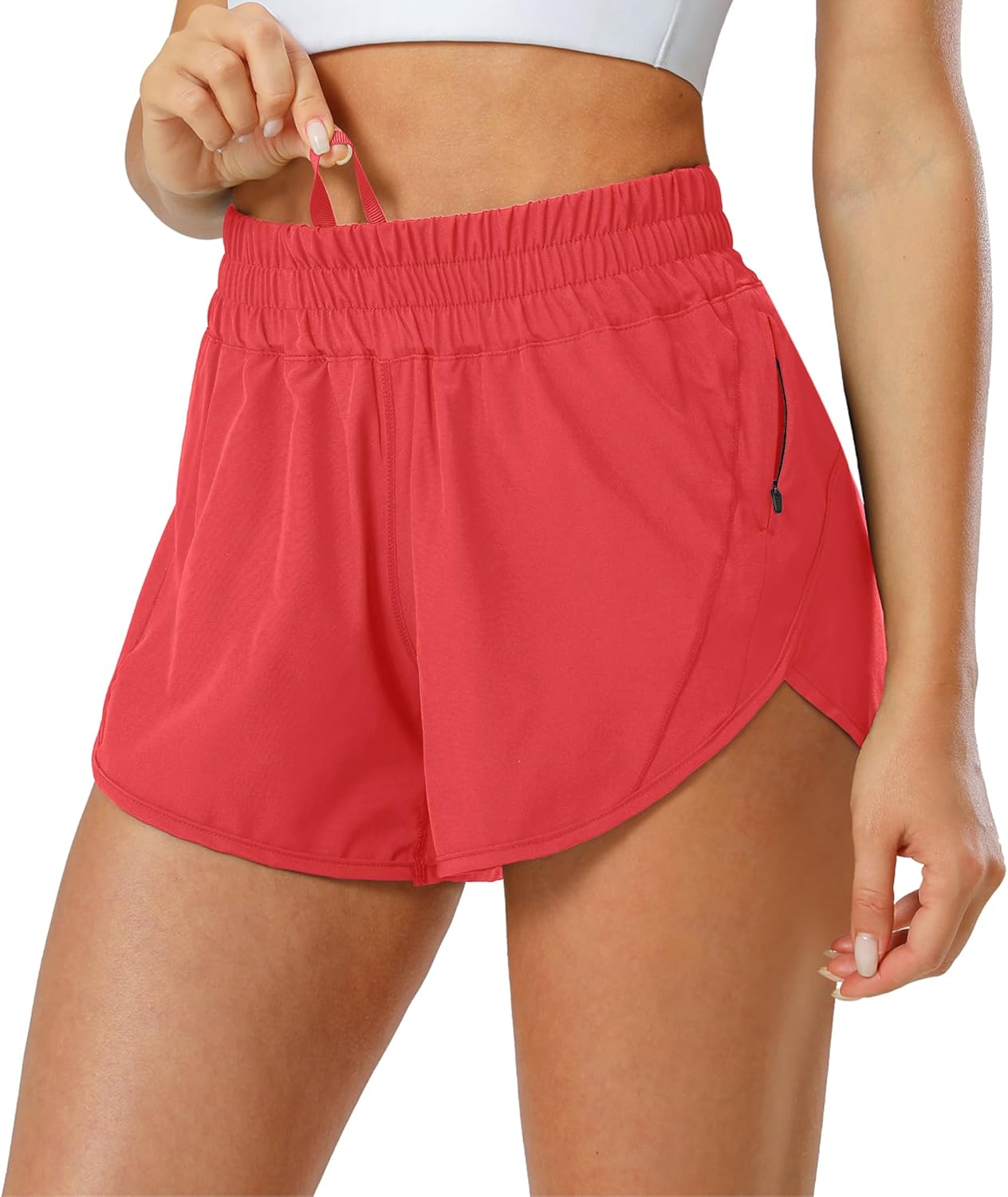 Aurefin Athletic Shorts for Women,Women’s Quick Dry Workout Sport