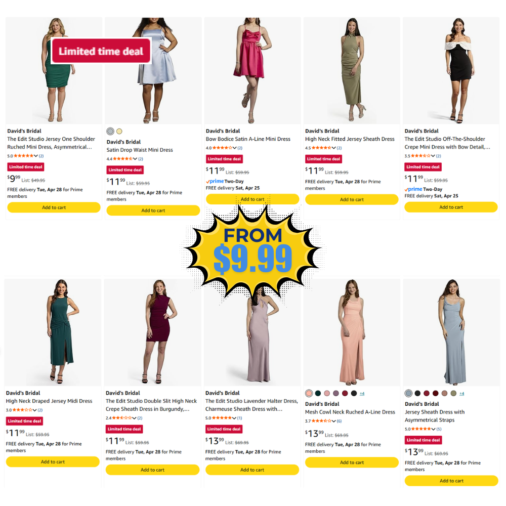 David’s Bridal Dresses Sale: Save 80%