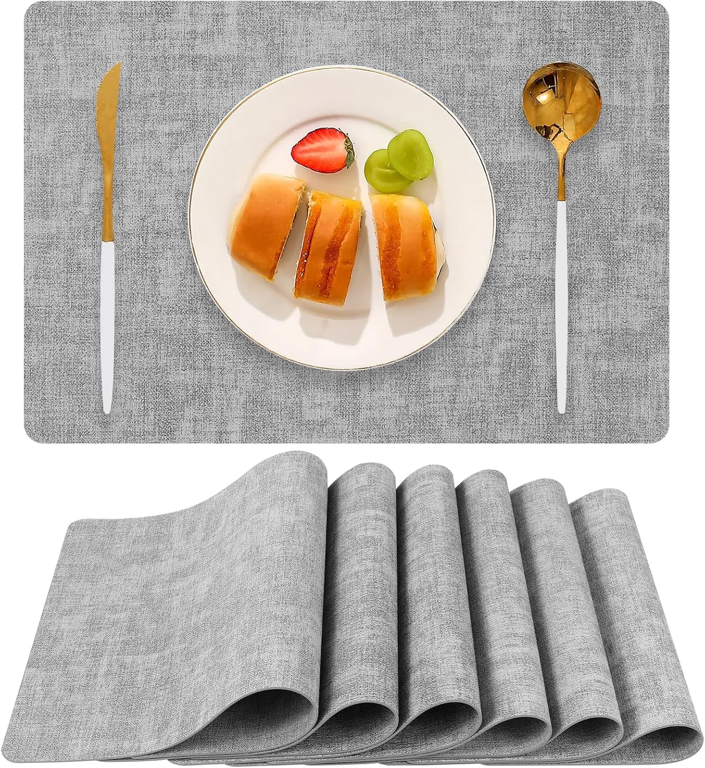 Boobezeen Faux Leather Placemats Sale at Amazon: $19.99
