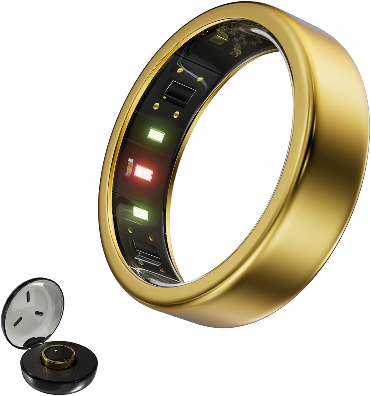 Orvyna Smart Ring, Titanium Health & Fitness Tracker with Sleep,