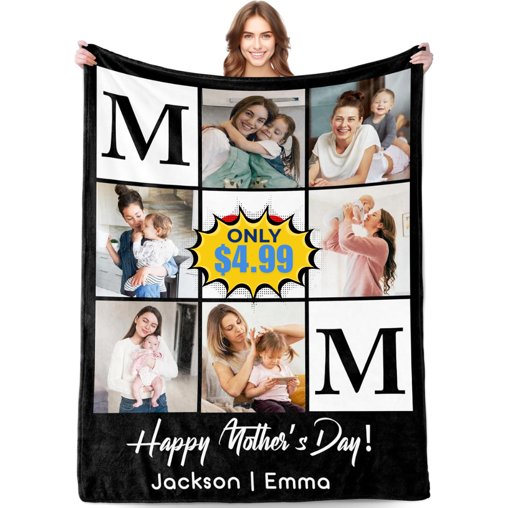 Personalized Mothers Day Blanket Promo: Save with G9GKJVLY Code