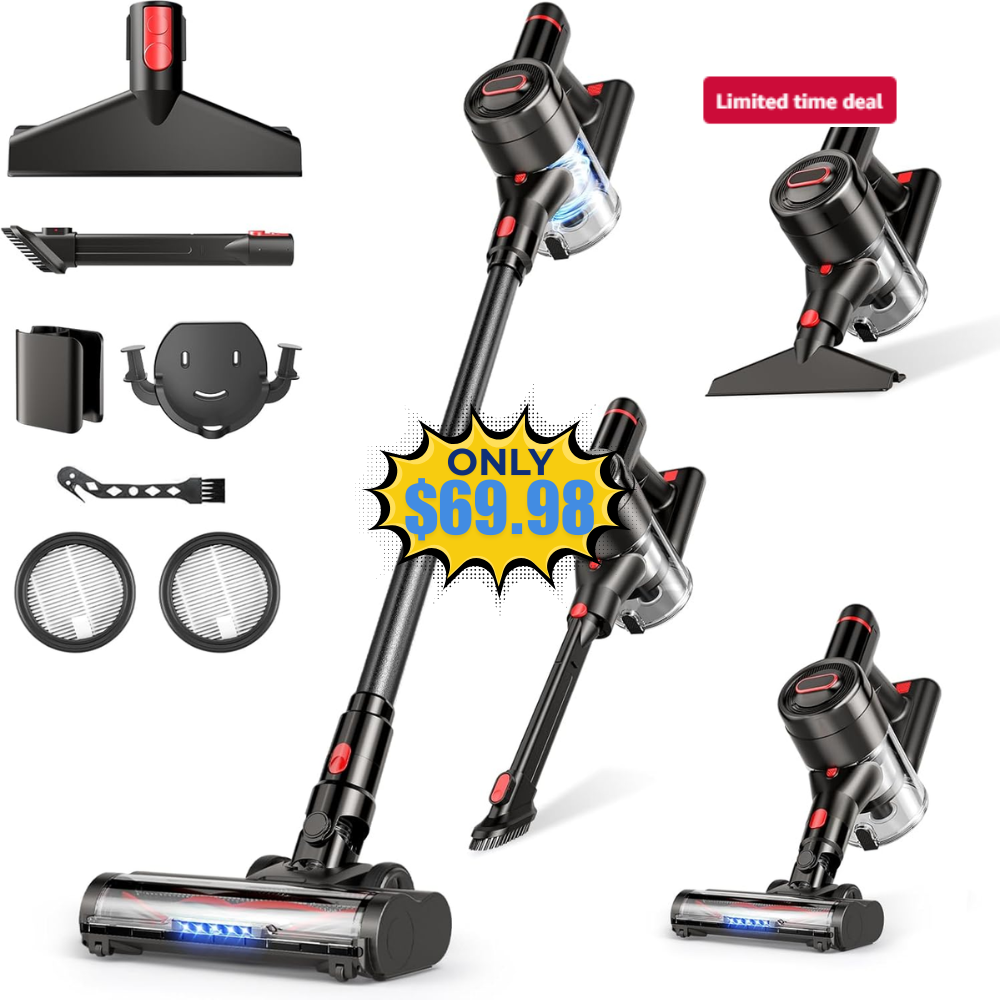 Cordless Vacuum Cleaner Deal: Save 30% at SHOP HERE