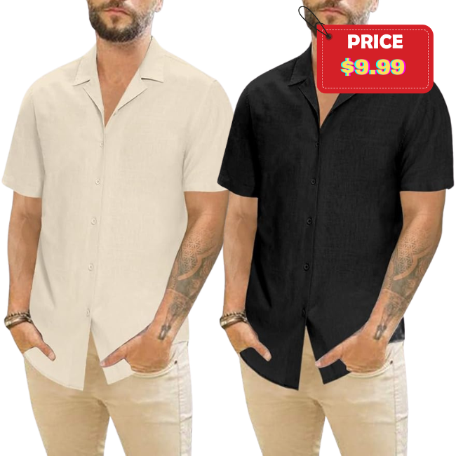 Button Down Short Sleeve Shirts Deal: Save 50% at Down Short Sleeve Shirts