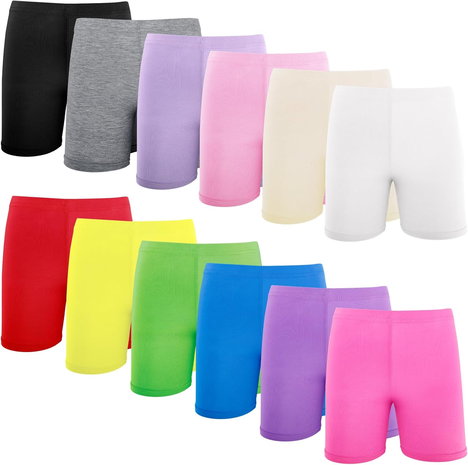 HOLLHOFF 12 Pack Girls Dance Shorts Deal at Amazon: Save $5