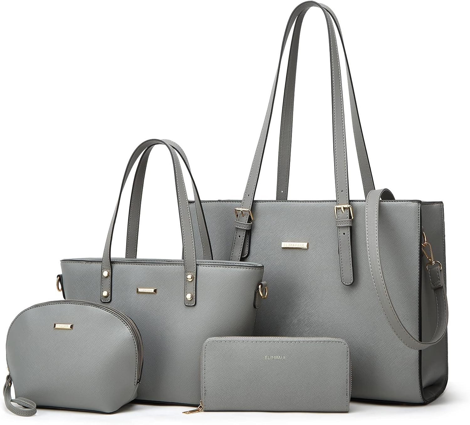 Women Fashion Synthetic Leather Handbags Tote Bag Shoulder Bag To