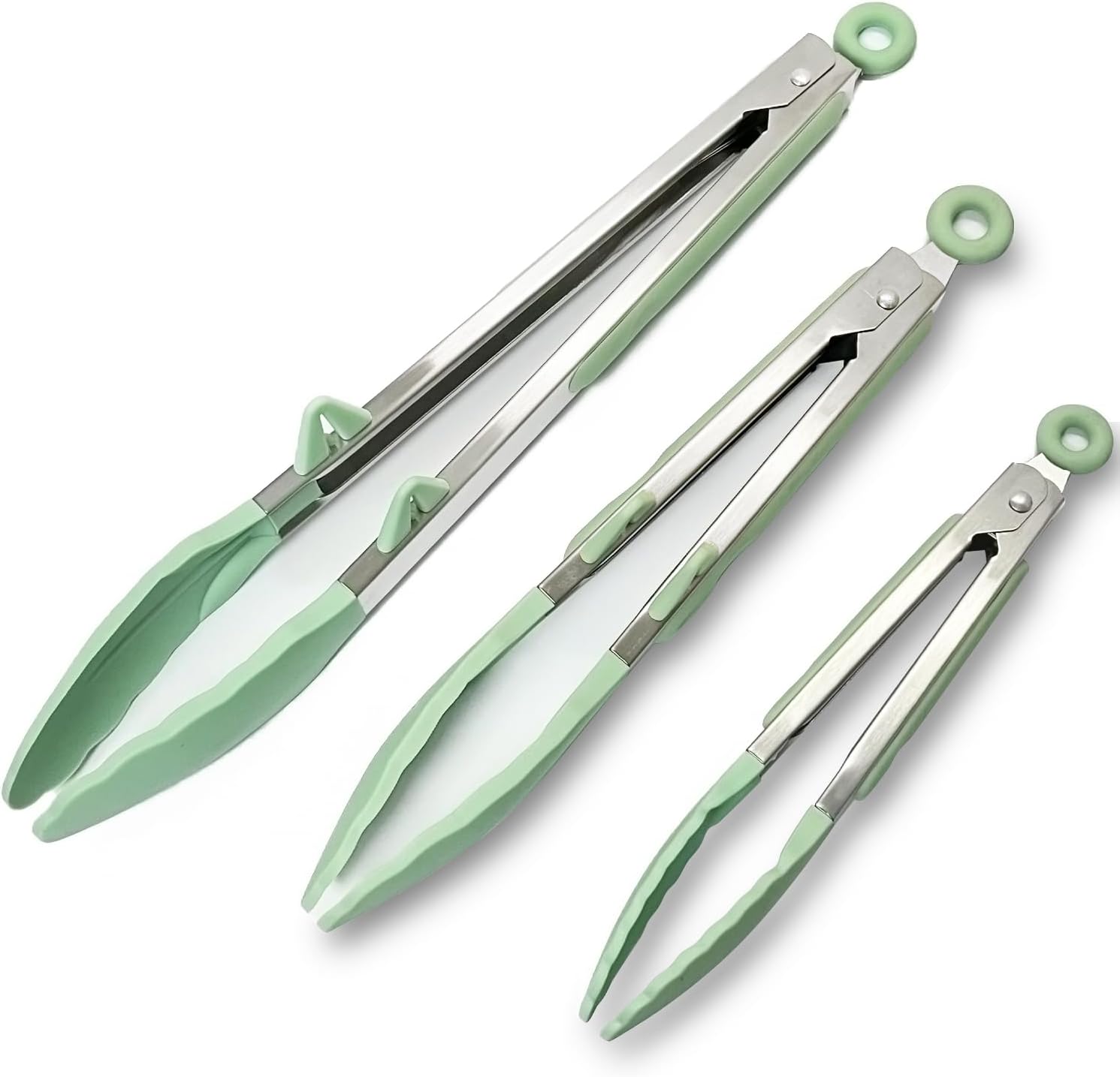 Silicone Kitchen Tongs, 3Pcs just $6.49 at Amazon