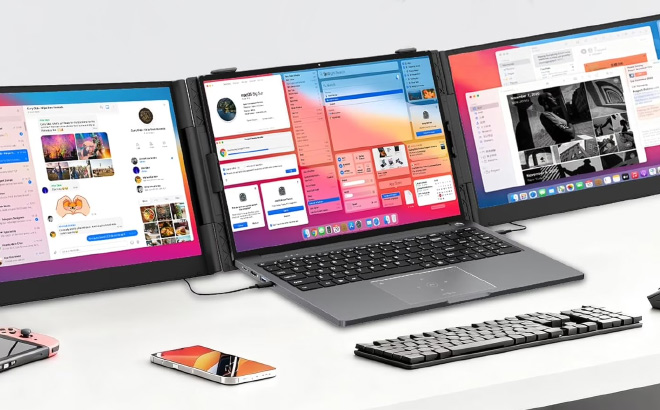 Triple Laptop Screen Extender Deal at Walmart for $189.79