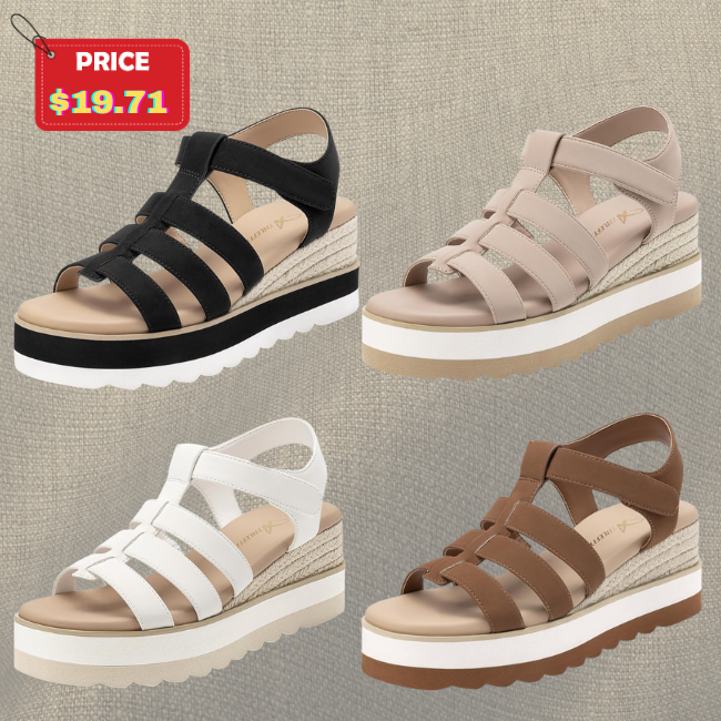 Low Wedge Sandals Sale: Save 32%