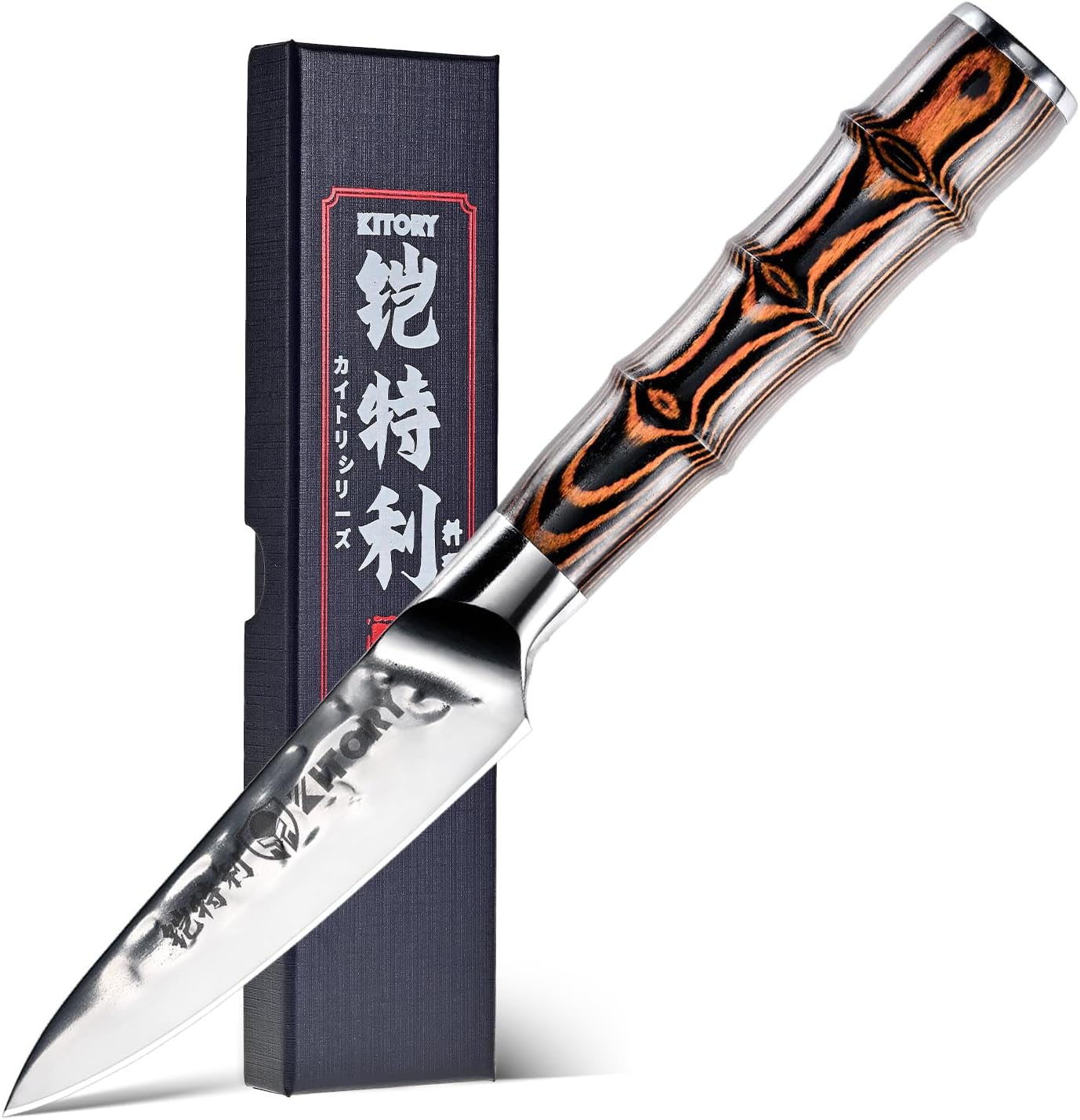 Kitory Paring Knife 3.5 Inch Kitchen Peeling Knife HC German Stai