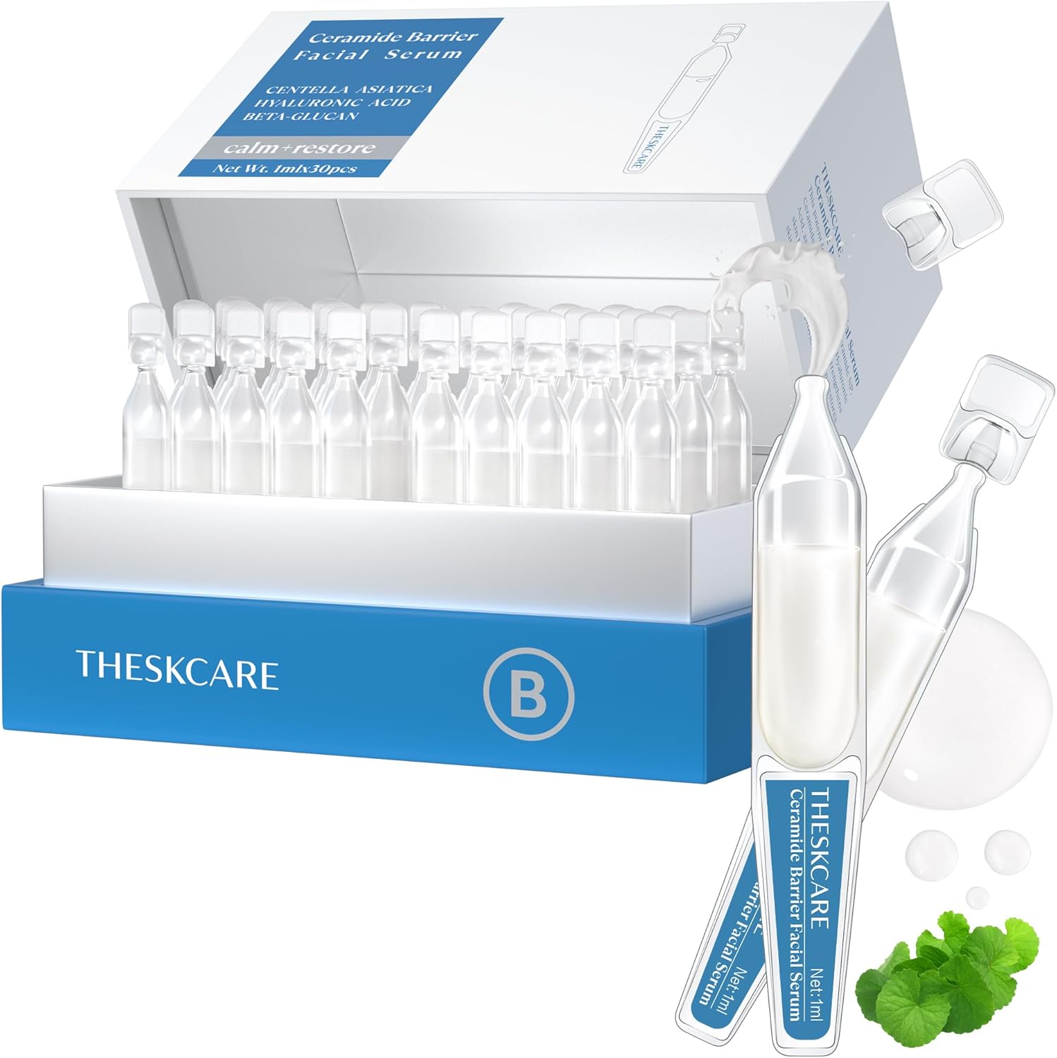 THESKCARE Ceramide Barrier Serum for Face with Hyaluronic Acid,Ce