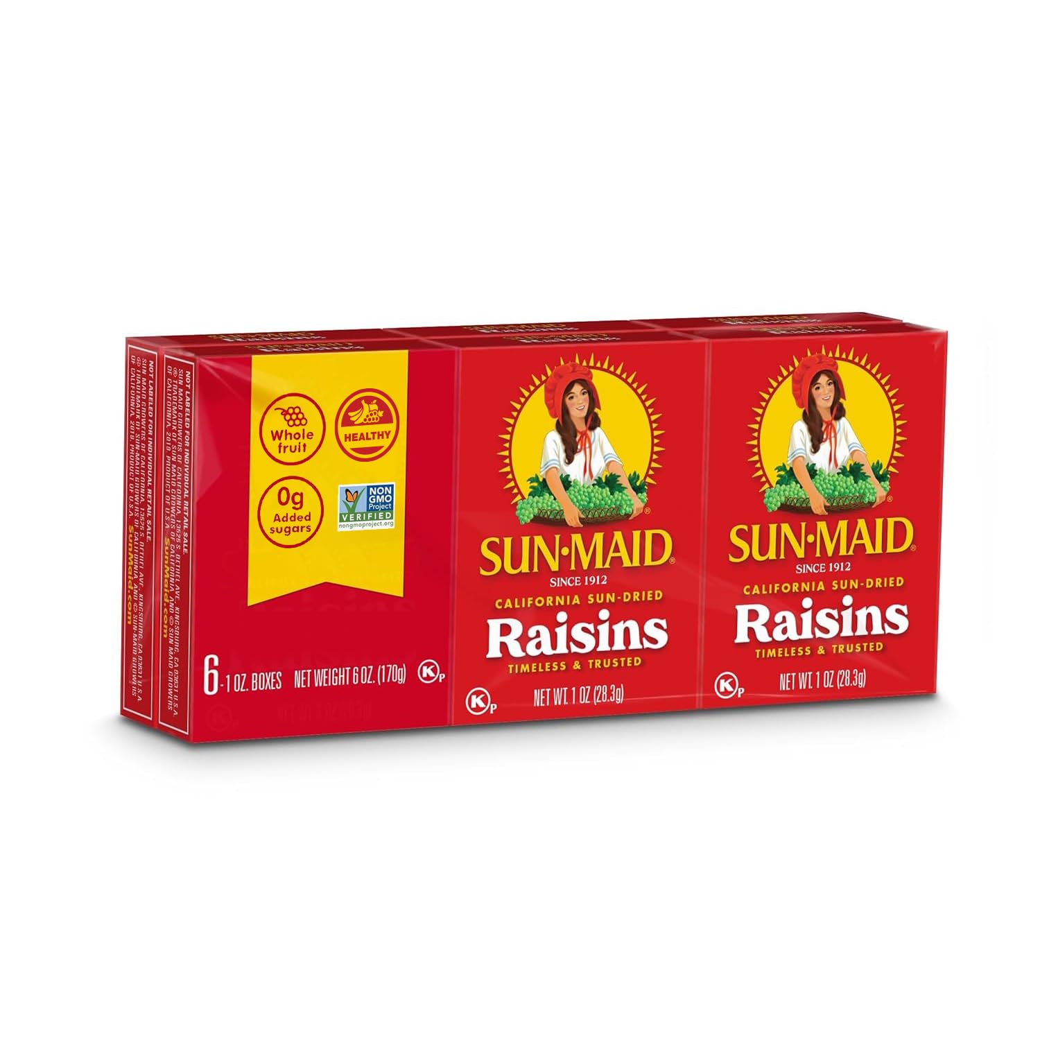Sun-Maid Raisins 6-Pack for $2 Shipped at Amazon