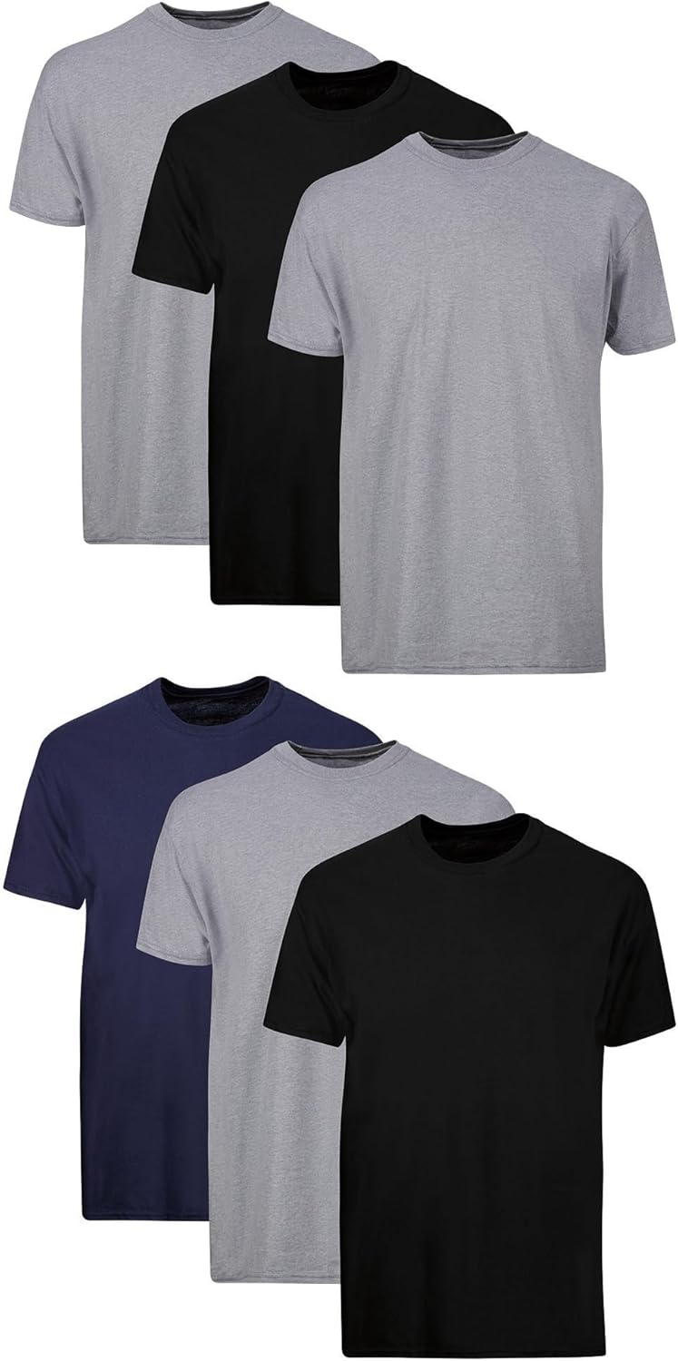 Hanes Men’s T-Shirt 6-Pack $17.99 at Amazon