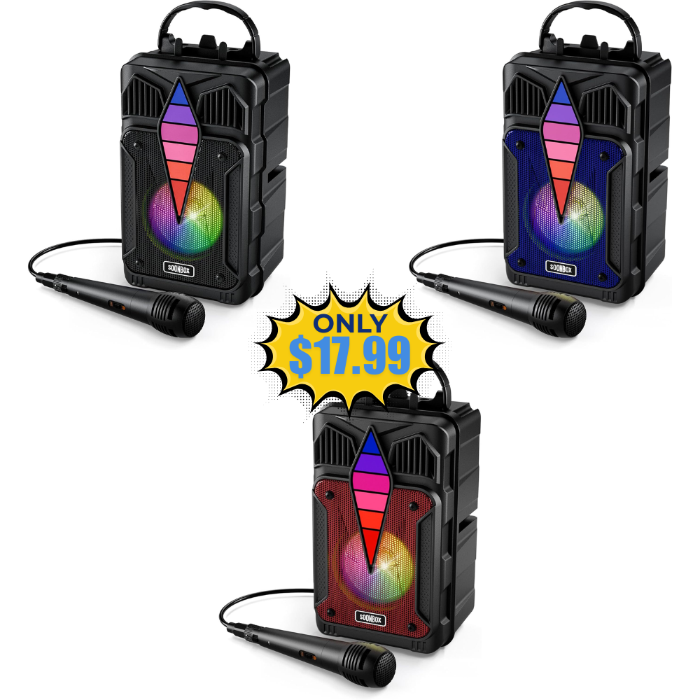 Dnil Portable Speaker with Voice Control Promo at DealsFinders.com