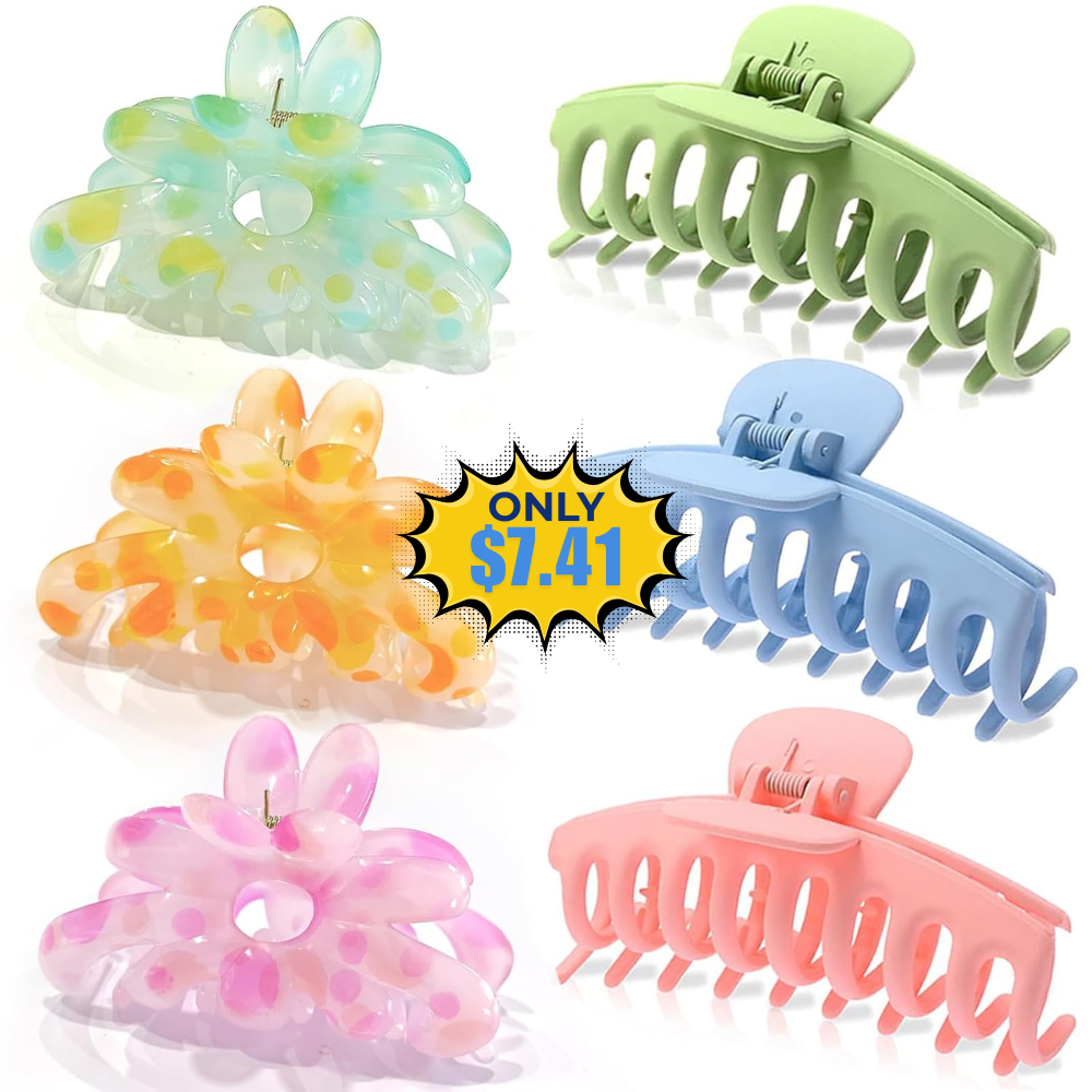 ISCRM Women’s Hair Claw Clips