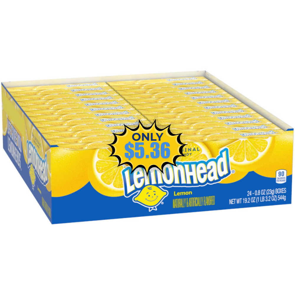 Lemonhead Hard Lemon Candy Deal at Candy