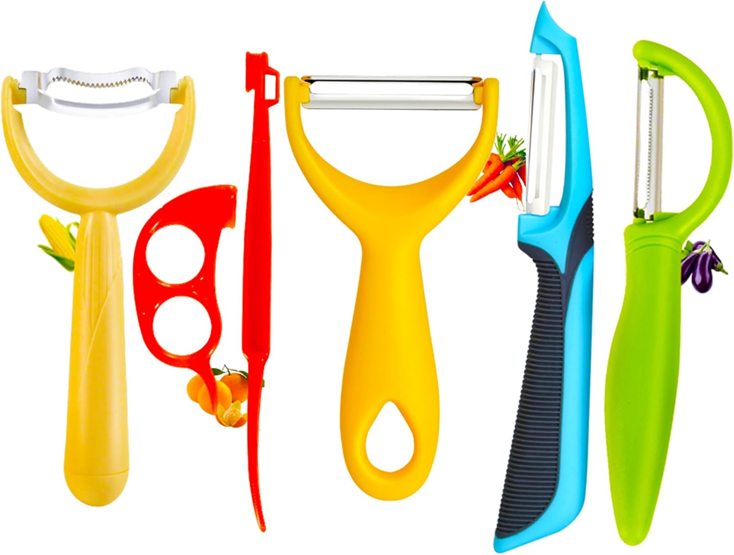 Carrot Peelers, Kitchen Vegetable Peeler Set just $4.99 at Amazon
