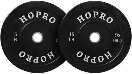 Walmart Daily Pick: FlexWave 2x 15LB Olympic Rubber Bumper Plates
