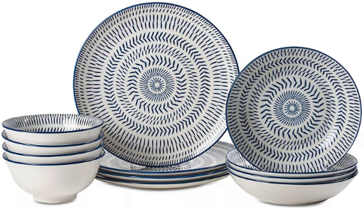 Macy’s Home Pick: Vernazza 12 Pc. Dinnerware Set, Service for 4