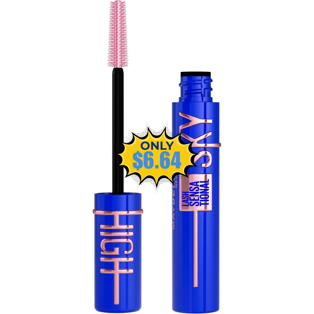 Maybelline Lash Sensational Washable Mascara Deal: Save 50%